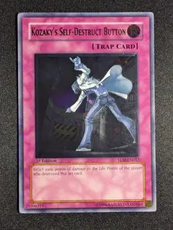 Yugioh - Kozaky’s Self-Destruct Button TLM-EN052 1st Edition Ultimate Rare NM - Image 1