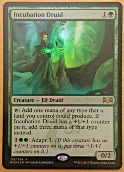 mtg magic incubation druid FOIL ENGLISH FRENCH druidesse d'incubation 4 availabl - Image 1