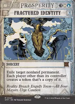 Fractured Identity - Foil Extended Art Showcase OTP NM MTG - Image 1