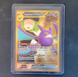 Pokemon Team Rocket's Crobat EX 242/182 DR1N Full Art Rare Holo English - Image 1