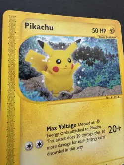 Pikachu 84/144 Skyridge Non Holo Pokemon Vintage 2003 Yuka Morii - Image 2