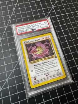 Pokemon TCG 2000 Team Rocket's Meowth 18/53 Black Star Promo PSA 10 - Image 3
