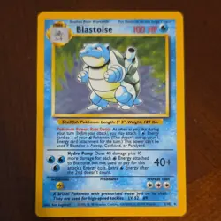 Blastoise 2/102 Base Set Holo Rare English 100 HP Pokemon TCG 1999 - Image 1