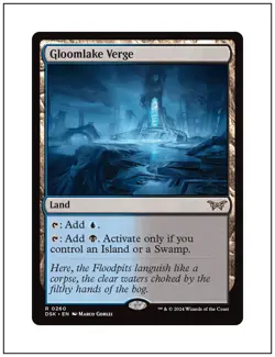 1x Gloomlake Verge, Duskmourn, Magic MTG NM - Image 1