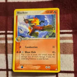 Pokemon Blaziken 20/110 EX Holon Phantoms Rare Stage 2 100HP Regular English TCG - Image 1