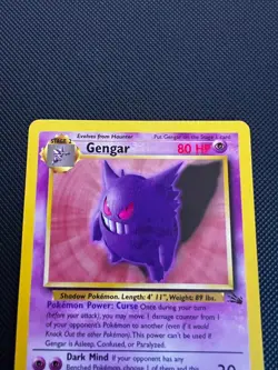 Gengar 20/62 Pokemon Card Fossil Unlimited Rare - Image 4