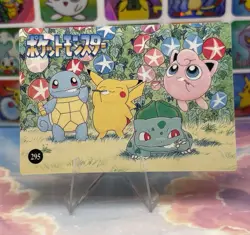 Pokemon Pikachu HOLO Vintage Pocket Monsters Prism Sticker 1998 Bandai Ninetndo - Image 5