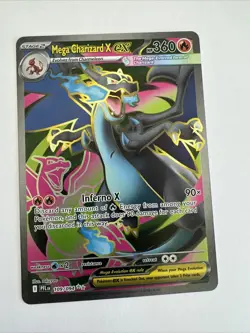 Pokemon Mega Charizard X Full Art Ultra Rare Phantasmal Flames English 109/094 - Image 1