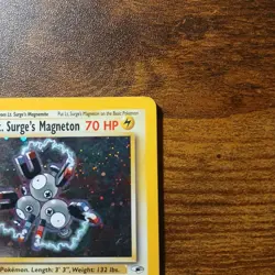 Pokemon TCG Lt. Surge's Magneton Gym Heroes 8/132 Holo Unlimited Rare LP WOTC - Image 5