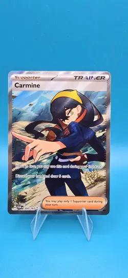 Carmine Pokemon SV Twilight Masquerade 204/167 Ultra Rare Full Art Holo NM/B3 - Image 1