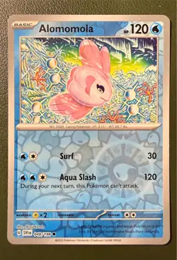 Pokemon TCG Alomomola 48/198 Scarlet & Violet SV1 Reverse Holo NM - Image 1