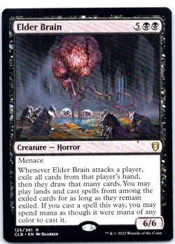 #125 Elder Brain Commander Legends: Battle for Baldur's Gate Rare - Image 1