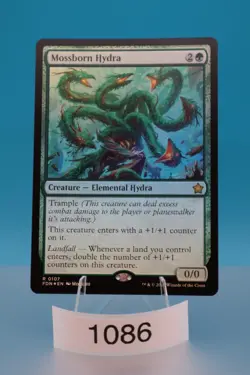MTG Mossborn Hydra Foundations Foil #107 - Image 1
