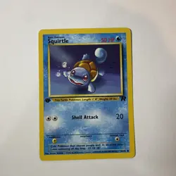 Squirtle 68/82 Pokemon Team Rocket First Edition 2000 MP - Image 1