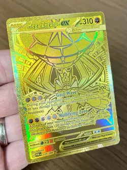 Pokemon TCG Mega Zygarde EX 124/088 Perfect Order Gold Hyper Rare NM - Image 2