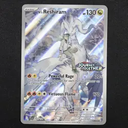 N’s Reshiram 167/159 Journey Together IR Full Art Near Mint Pokemon - Image 1