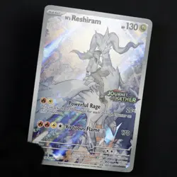 N’s Reshiram 167/159 Journey Together IR Full Art Near Mint Pokemon - Image 3