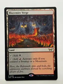 Blazemire Verge - DSK 0256 - NM - MTG Magic - Image 1