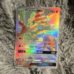 The Pokemon Company Mewtwo GX 76/73 Full Art Holo Psychic Basic 190 HP - Image 1