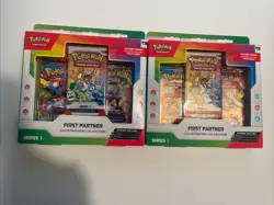 Pokemon First Partner Illustration Collection Series 1 Bundle Of 2 - Image 1