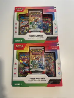 Pokemon First Partner Illustration Collection Series 1 Bundle Of 2 - Image 2