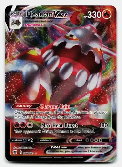HEATRAN VMAX ASTRAL RADIANCE 026/189 NM VMAX RARE POKEMON - Image 2