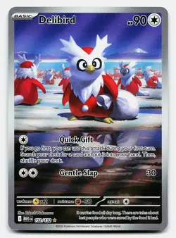 DELIBIRD MEGA EVOLUTION 152/132 NM ILLUSTRATION RARE POKEMON - Image 2