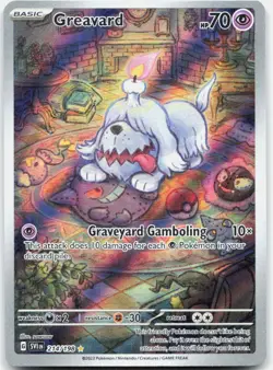 Pokemon TCG Greavard SV01: Scarlet & Violet Base Set Illustration Rare 214/198 - Image 1