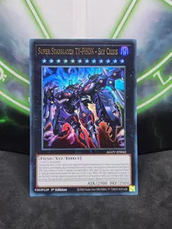 Yugioh Super Starslayer TY-PHON - Sky Crisis AGOV-EN042 Ultra Rare 1st Ed NM - Image 1