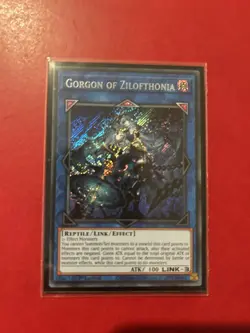 YUGIOH GORGON OF ZILOFTHONIA SECRET RARE 1ST NEAR MINT DUAD-EN050 - Image 1