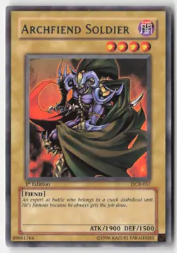 Yugioh - Archfiend Soldier DCR-057 1st Edition - Dark Crisis - Image 1