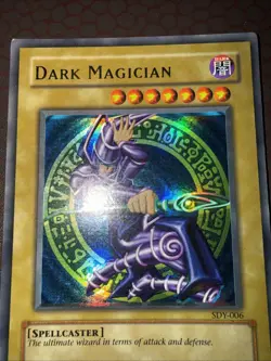Yu-Gi-Oh! Dark Magician (Misprint Foil Shift) -SDY- Ultra - Unlimited DAMAGED! - Image 3