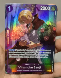 Vinsmoke Sanji OP12-063 | Legacy of the Master TR Foil NM One Piece - Image 1