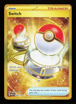 Switch 206/165 Hyper Rare 151 Pokemon Card - Image 1