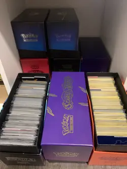 50 Card Pokemon Bulk Lot Pack - FREE GIFT - Guaranteed V - Commons and Uncommons - Image 2