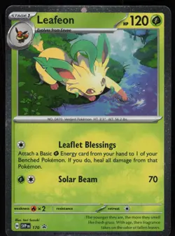 Leafeon - (Cosmos Holo) Promo SV: Scarlet & Violet Promo Cards 170 NM Holo - Image 1