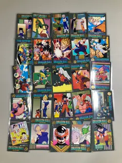 Dragon Ball Visual Adventure Cards - Bundle of 25 Cards - Vintage Japanese - Image 1