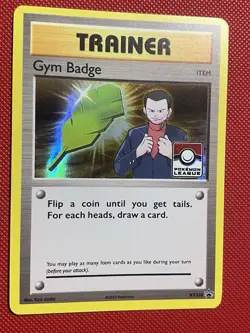 Gym Badge (Giovanni) XY210 XY Holo Pokemon Card TCG - Image 2