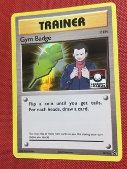 Gym Badge (Giovanni) XY210 XY Holo Pokemon Card TCG - Image 4