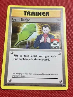 Gym Badge (Giovanni) XY210 XY Holo Pokemon Card TCG - Image 5