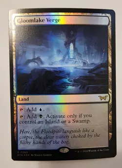 Mtg Duskmourn Gloomlake Verge NM Foil - Image 1