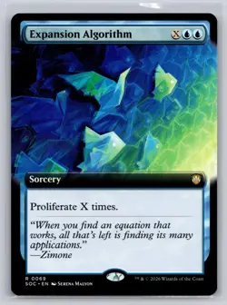 Expansion Algorithm (Extended Art) 69 Commander: Secrets of Strixhaven MTG NM - Image 1