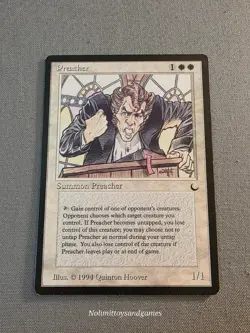 MTG The Dark Preacher Magic The Gathering - Image 1