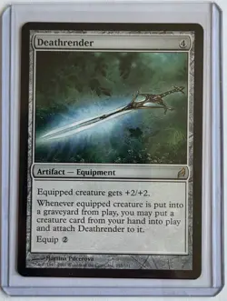 Deathrender Lorwyn MTG Magic the Gathering Rare Artifact Equipment TCG 2007 - Image 3