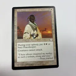 Peacekeeper LP Weatherlight MTG English Regular 22 Creatures Cannot Attack! - Image 1