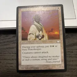 Peacekeeper | MTG Weatherlight | Rare | Old Border | - Image 1