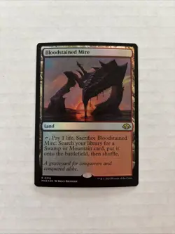 Magic: The gathering - Fetch Land - Bloodstained mire - Foil - Modern Horizons 3 - Image 1