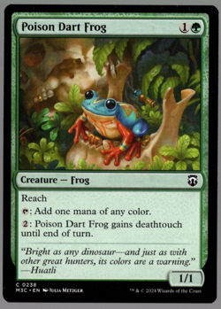 Poison Dart Frog 0238 Non Foil Common Modern Horizons 3 MTG Near Mint - Image 1