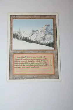 MTG Magic The Gathering Revised Taiga English - Image 1