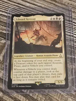 Pristine MTG Magic Regular Edward Kenway UB: Assassin's Creed Regular M 0053 NM - Image 1